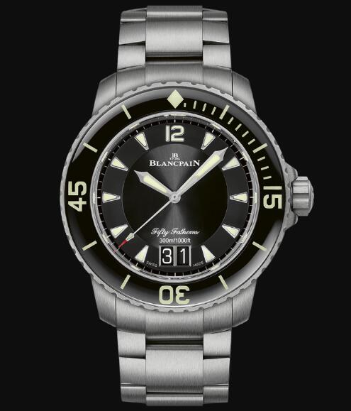 Review Blancpain Fifty Fathoms Watch Review Fifty Fathoms Grande Date Replica Watch 5050 12B30 98 - Click Image to Close